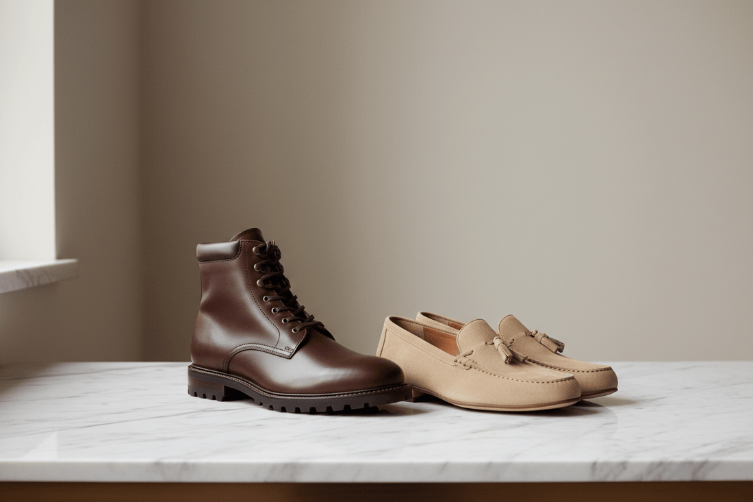 Comparatif cuir de vache vs cuir de porc pour chaussures - guide saisonnier