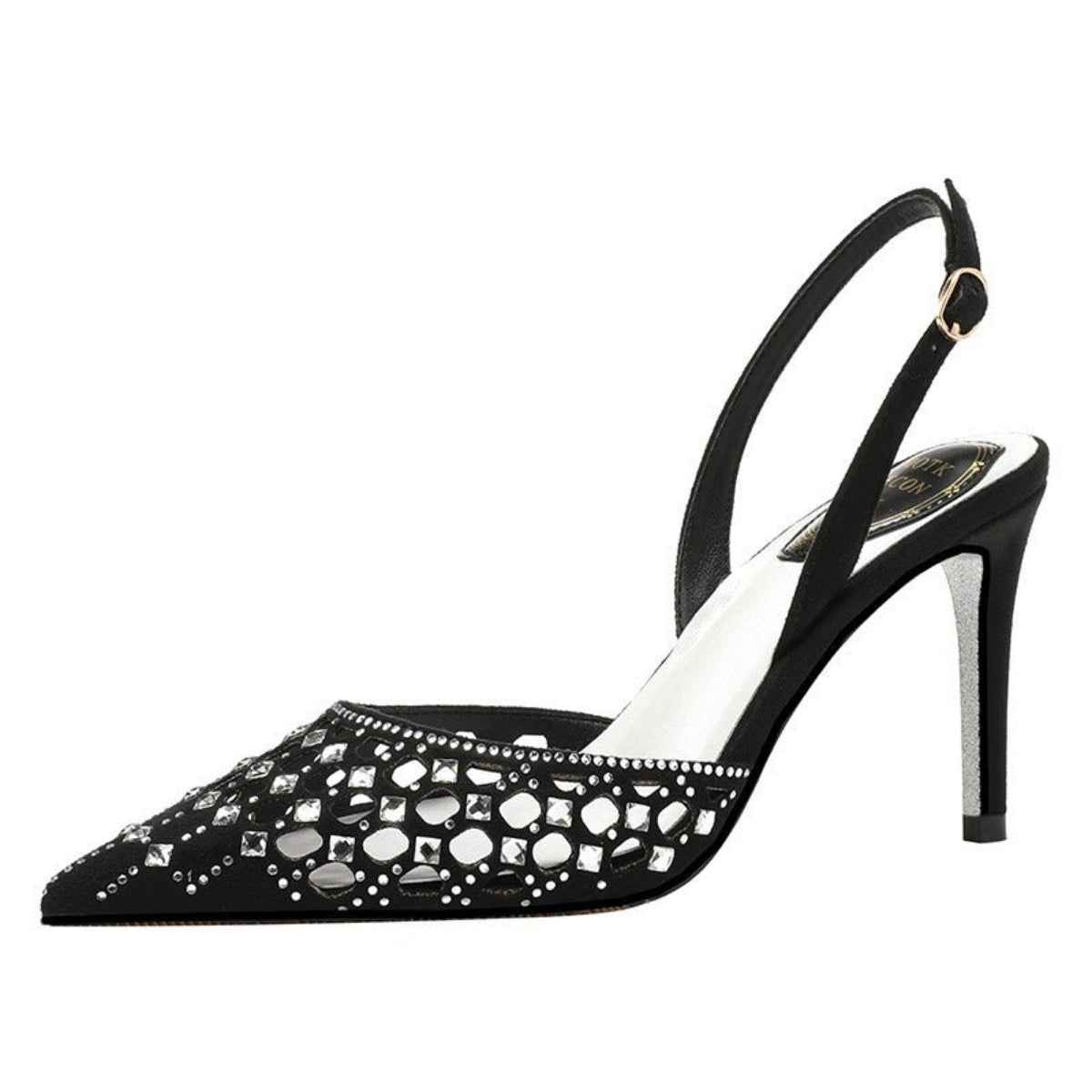 Sandales femme à bout pointu et talons fins