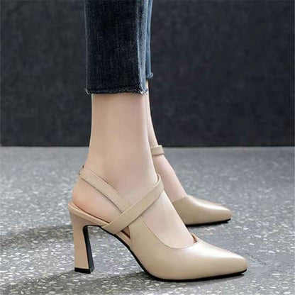 Sandales d'été femme talons carrés — Confort et élégance