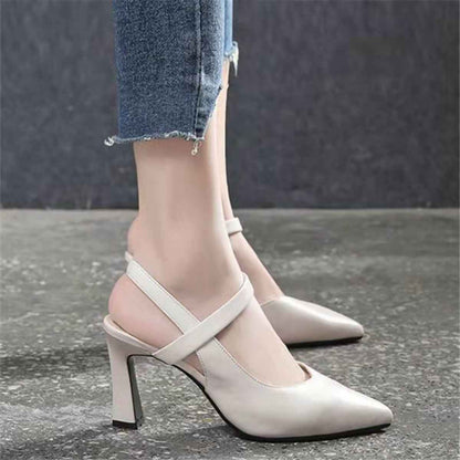 Sandales d'été femme talons carrés — Confort et élégance